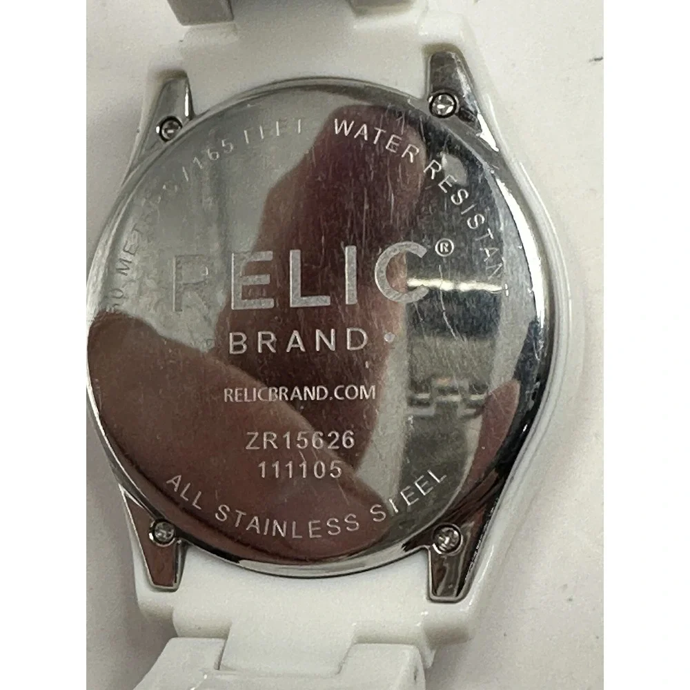 Relic ZR15626 Ladies Watch‎ New Battery 37MM 6.75